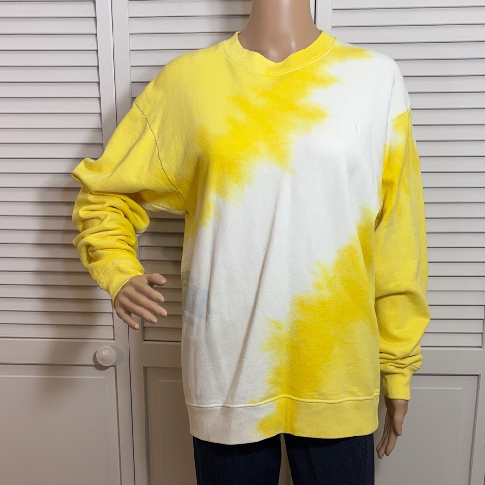 Madhappy x Snapchat Collab UNISEX Long Sleeve Sweatshirt Yellow White XS